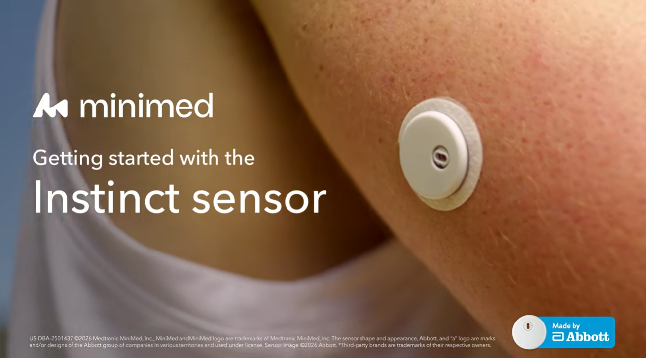 MiniMed Go and Instinct sensor video thumbnail