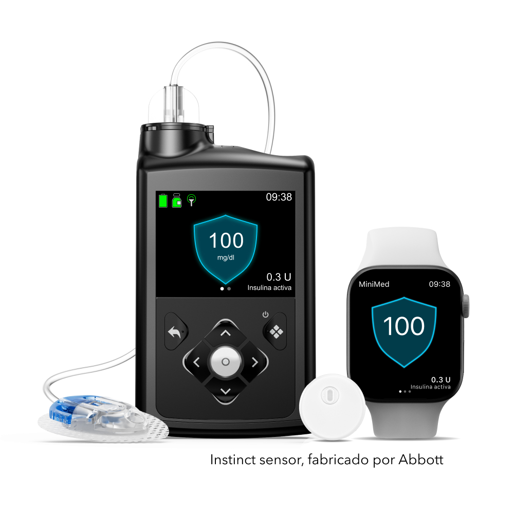 MiniMed 780G system with Instinct sensor, made by Abbott