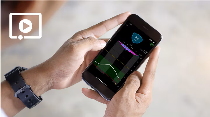 An image of the MiniMed app