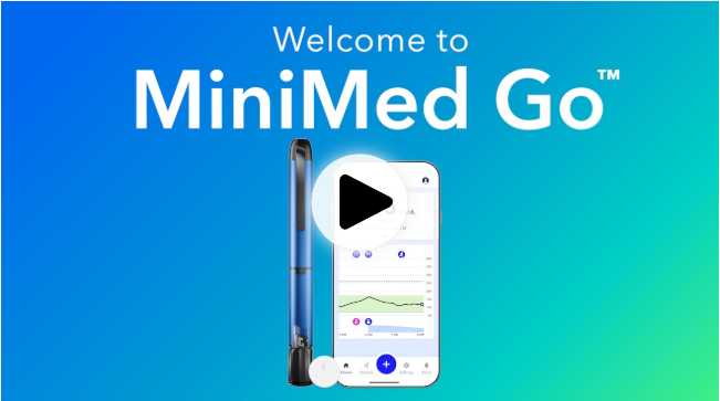 Play MiniMed Go welcome video