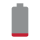 red low battery
