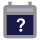 black calendar with question mark