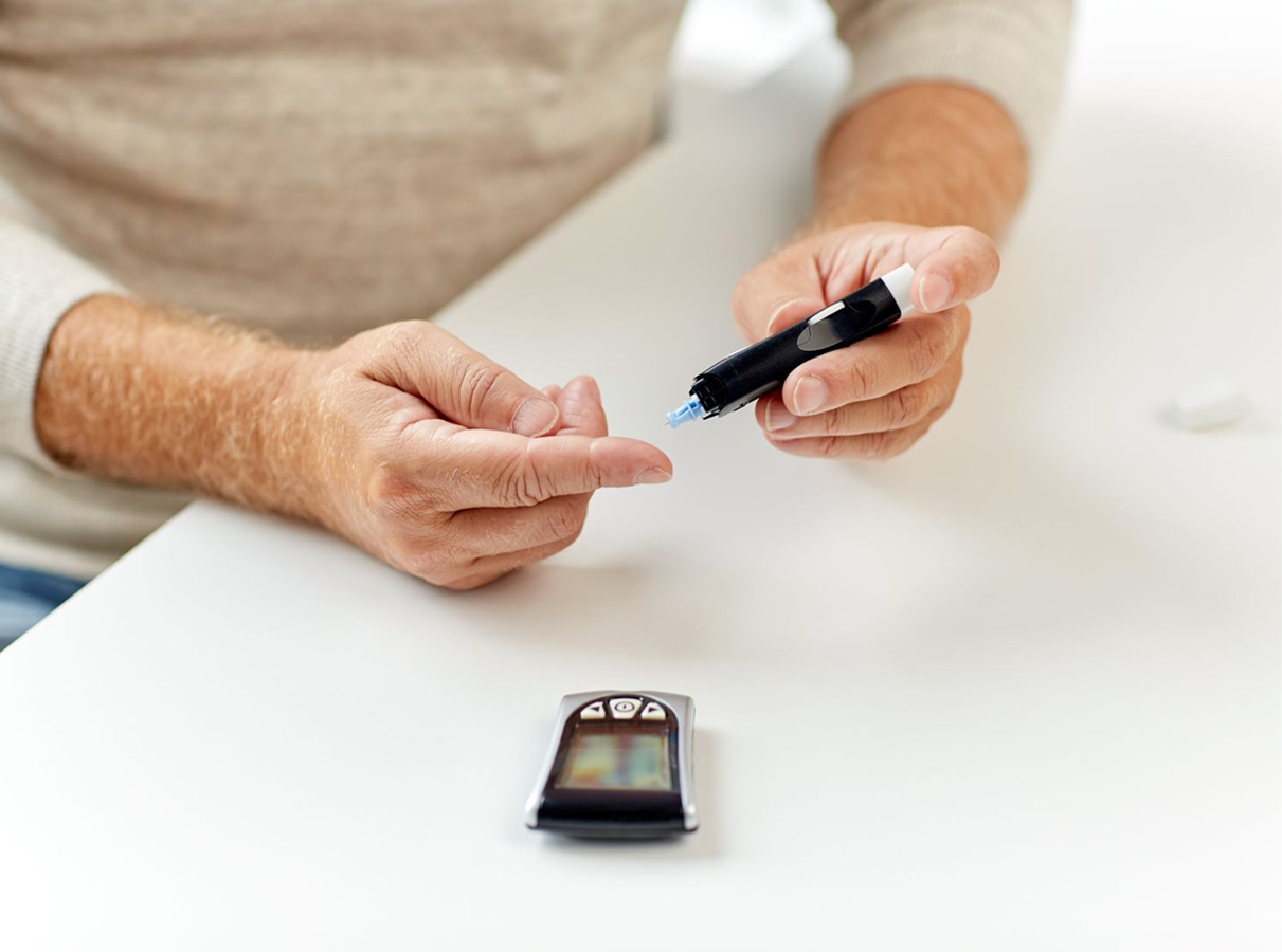 Testing blood glucose levels