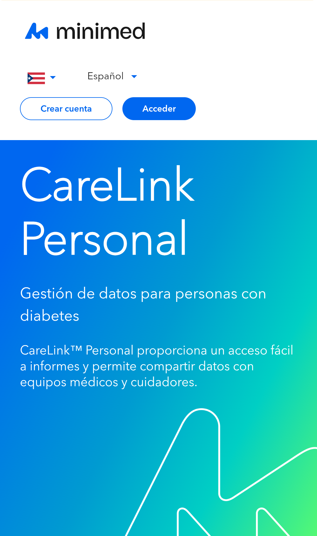 Gráfico de la pantalla de configuración de una nueva cuenta