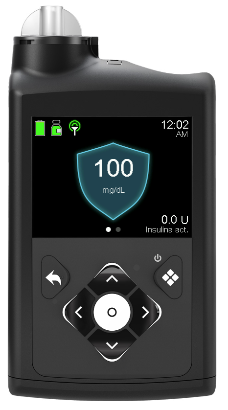 imagen del Sensor de glucosa y bomba Instinct