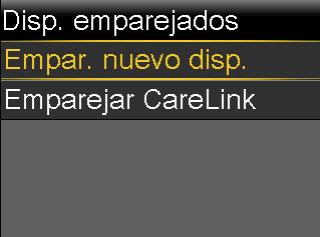 grafico del Sensor Guardian 4 pantalla de inicio de emparejamiento