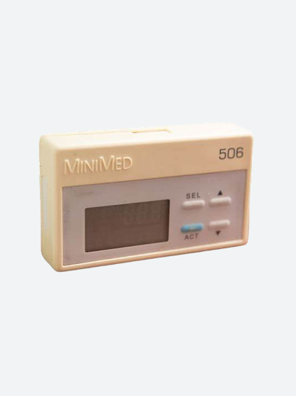 <p>1992<br />
The MiniMed™ 506</p>
