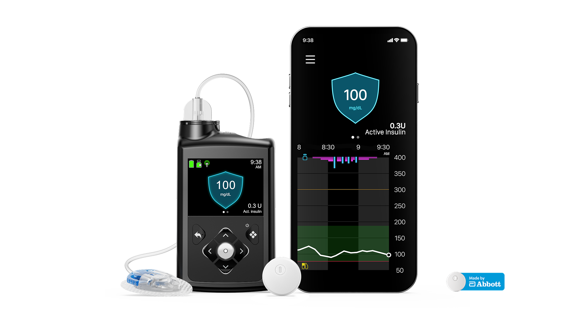 MiniMed 780G system with smartphone