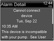pump-630g-alarm-detail-screen-cannot-connect-device