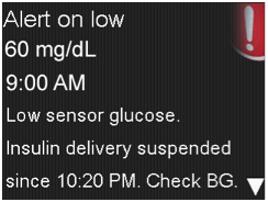 pump-630g-alert-on-low-screen