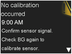 pump-630g-no-calibration-occured-screen-confirm-sensor-signal