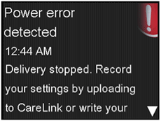pump-630g-power-error-detected-screen