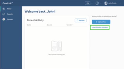 carelink-600-home-screen-download-installer