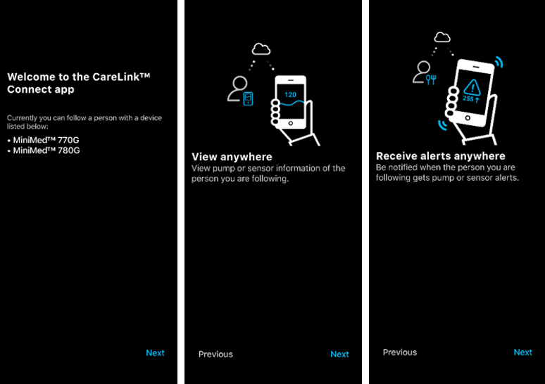 carelink-connect-about-app-screens