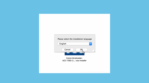 carelink-uploader-installer-language-screen