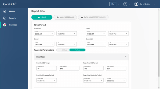 carelink-using-report-data-screen