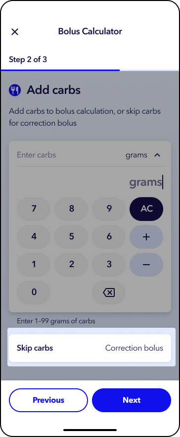MiniMed app screens