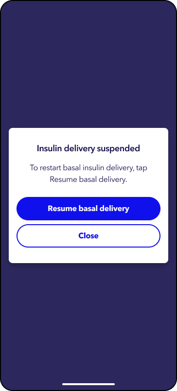 MiniMed app screens