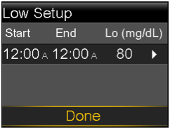 pump-630g-low-setup-screen-done-selected