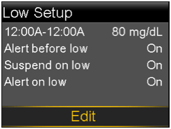pump-630g-low-setup-screen-edit-selected