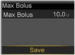 pump-630g-max-bolus-screen-save-selected