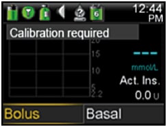 pump-630g-menu-calibration-required-screen-bolus-selected