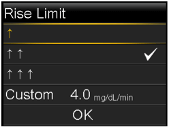 pump-630g-rise-limit-screen-single-uparrow-selected