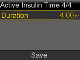 pump-780g-active-insulin-time-screen-duration-editing