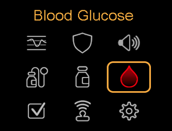 pump-780g-home-screen-blood-glucose-selected