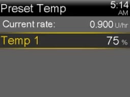 pump-780g-preset-temp-screen-temp-1-selected