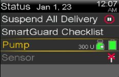 pump-780g-status-screen-pump-selected