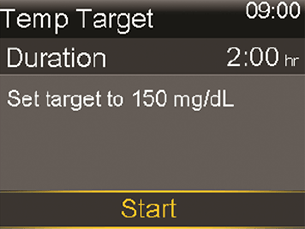 pump-780g-temp-target-screen-start-selected