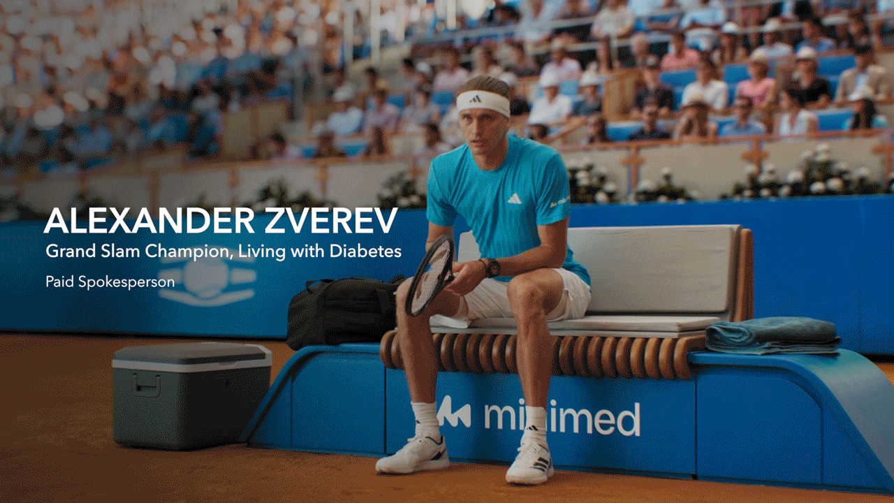 MiniMed Champion Alexander Zverev - Don't Guess. Go. clip